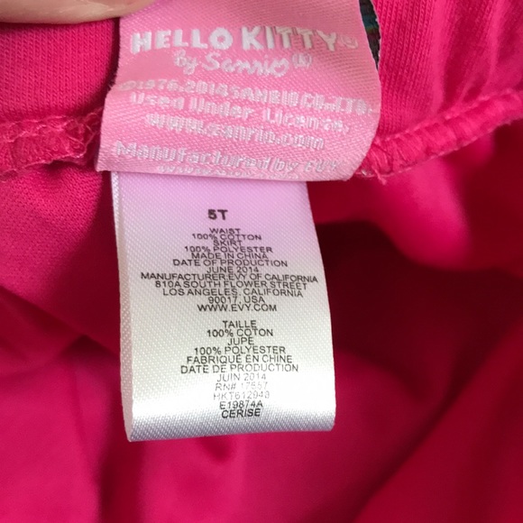 HELLO KITTY TUTU PINK AND SILVER SIZE 5T EXCELLENT CONDITION! NEW WITHOUT TAGS - Picture 3 of 5